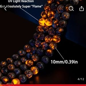 Yooperlight Stone Beaded Necklace, Earrings, and Bracelet